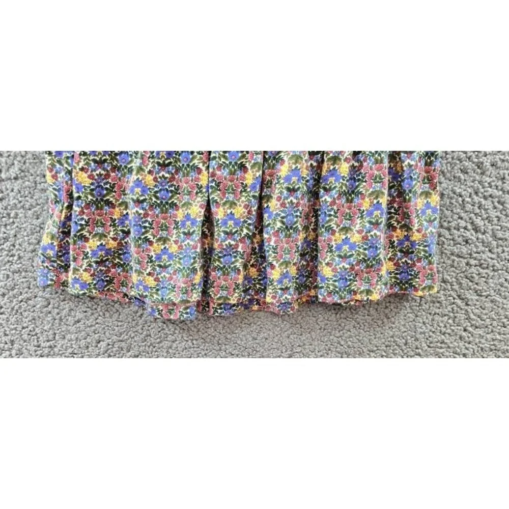 Polo Ralph Lauren Floral Smocked Top and Skirt Set Girls' L (12-14) Multi PullOn